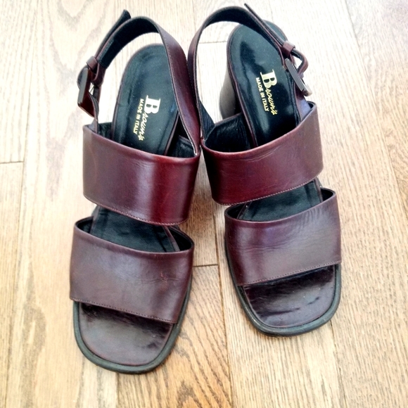 Browns Chocolate Brown 100% Leather Sandals - Picture 2 of 6
